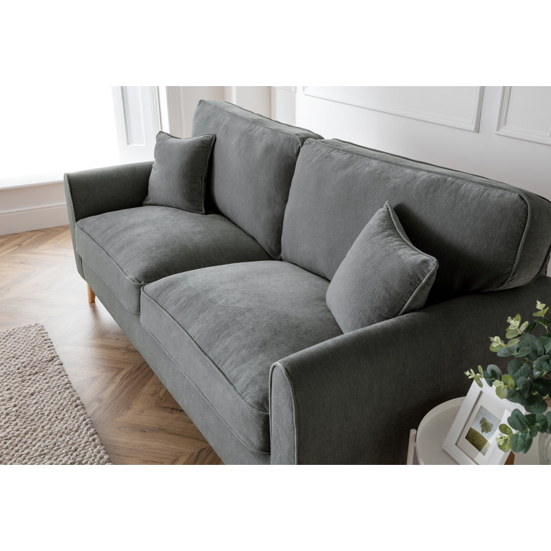 Fontinella 3 Seater Sofa, Charcoal