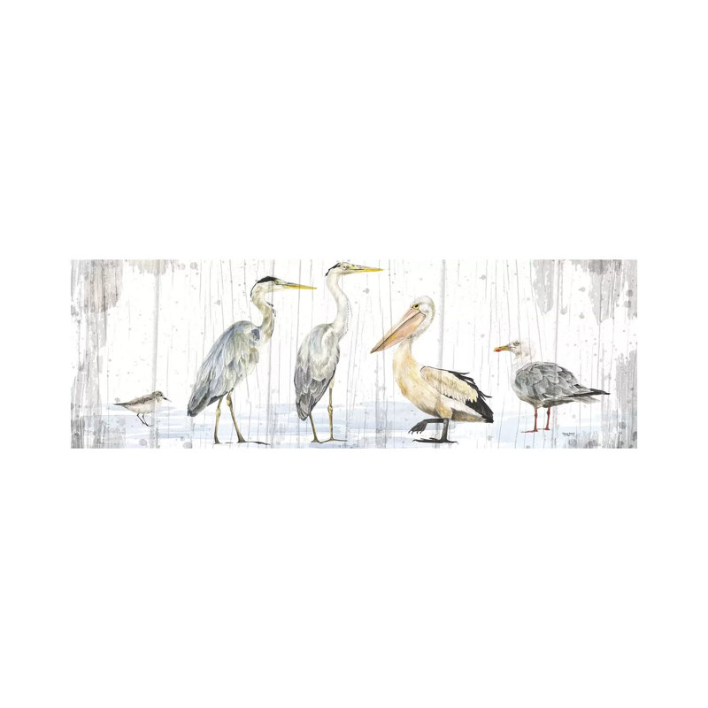 Giclée sur toile tendue avec châssis Birds of the Coast, H 24 po x l 72 po