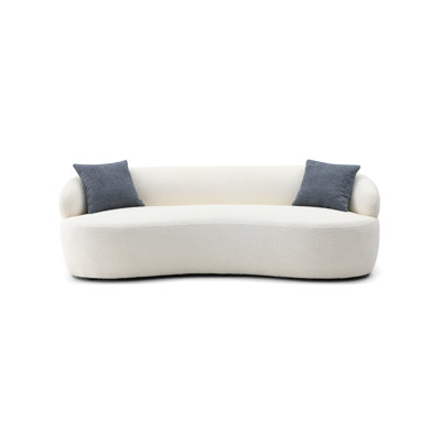 Canapé courbé de style Mid-Century, canapé 3 places Cloud