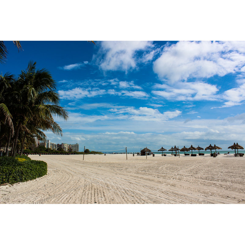 The Beach by AlexPfeiffer - Wrapped Canvas Print, 30cm H x 46cm W