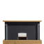 Meuble-lavabo suspendu avec lavabo en porcelaine et comptoir en surface solide, meuble-lavabo mural en MDF avec 2 tiroirs à fermeture douce, préassemblé, 24 po/30 po/36 po-1511534473