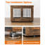 Mobilier pour cage de chien avec coussin-1632180931
