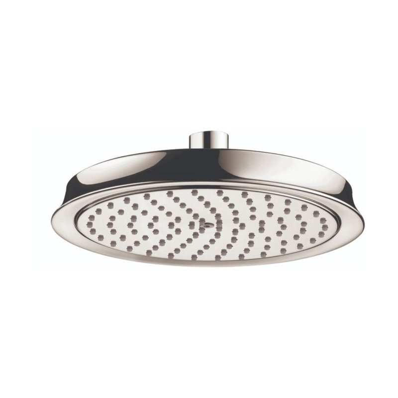 hansgrohe Raindance Classic Showerhead 180 1-Jet Rain, 1.75 GPM, Polished Nickel