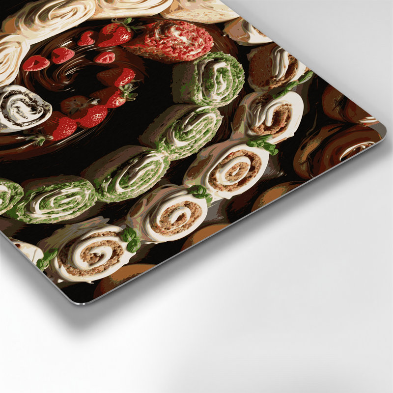 Art mural noir Desserts, H 11 po x l 14 po