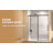 Seigfried 48"W×72"H Frameless Single Sliding Shower Door with Tempered Glass & Stainless Steel Handle-123253497