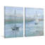 Yacht dans la mer Diptyque-62720789