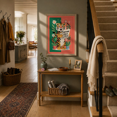Nature Calls Modern - Framed Print