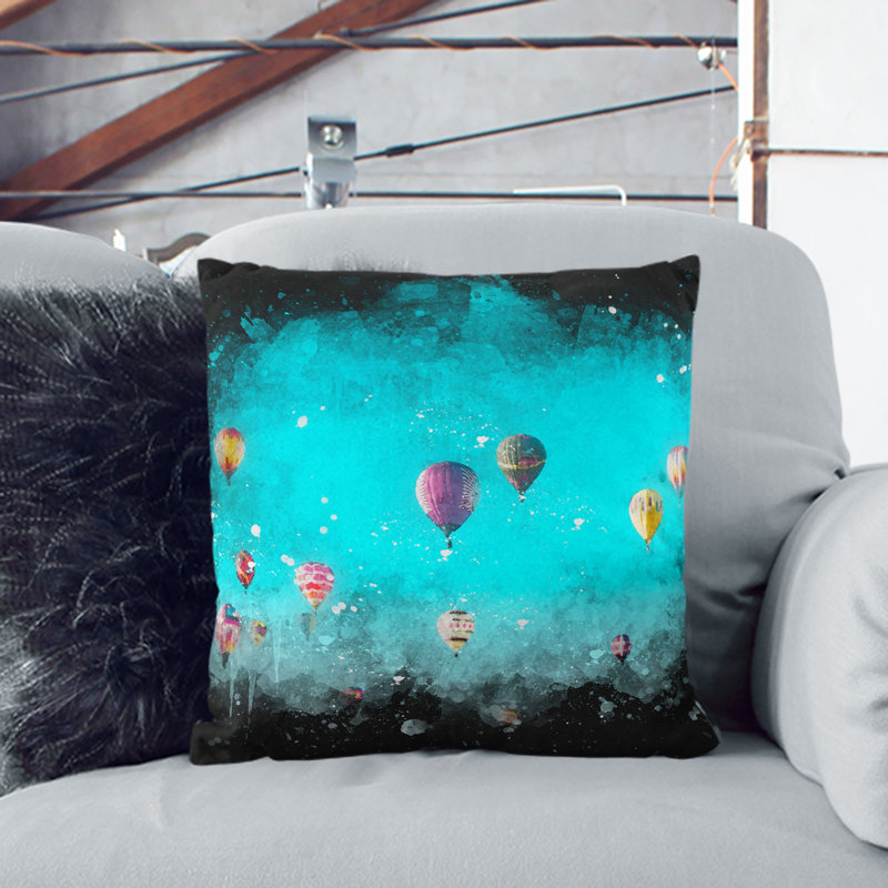 Square Throw Cushion, 55cm H x 55cm W x 20cm D