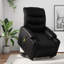 Fauteuil inclinable massant en simili-cuir-818616237