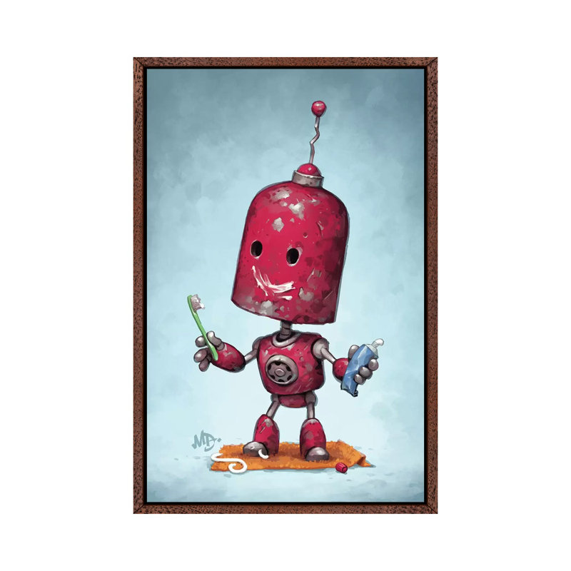 Brave Face by Matt Dixon - Print on Canvas, Classic Wood Framed Canvas, 101.6 cm H x 66.04 cm W