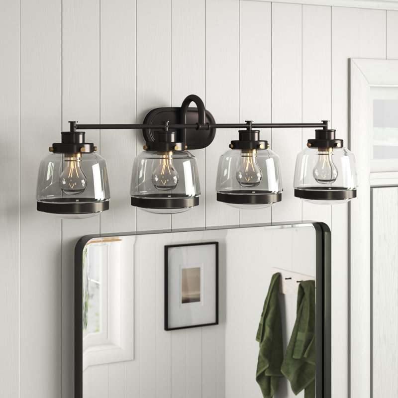 Lupe 4 - Light Dimmable Vanity Light, Antique Bronze