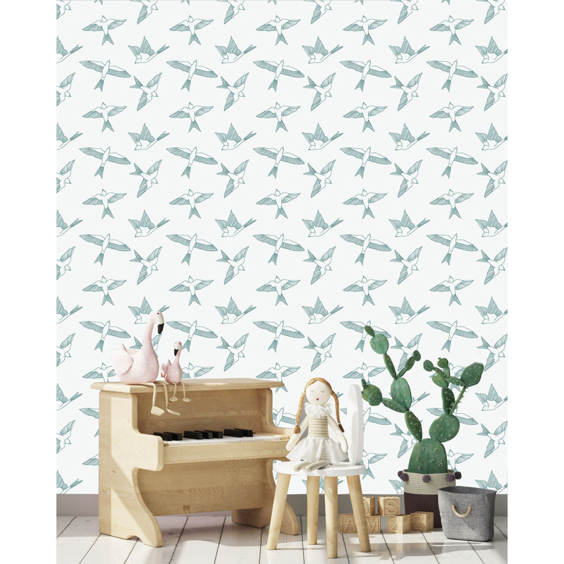Panneau de papier peint, L 10,4 po x l 25 po, Vinyle