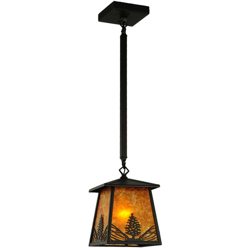 Luminaire suspendu géométrique 1 lumières lanterne