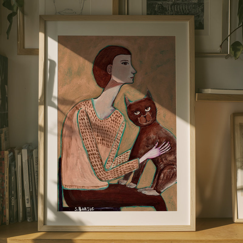 Wrapped Canvas Print, Brown, 76.2 cm H x 50.8 cm W