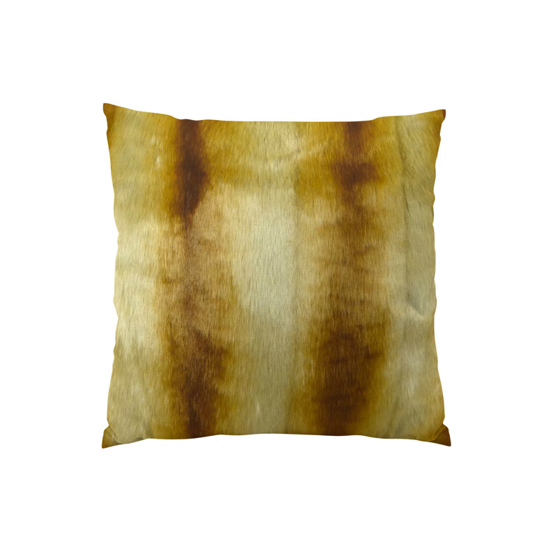 Coussin décoratif chinchilla incliné, H 24 po x l 24 po