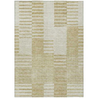 Lavonia Washable Striped Indoor / Outdoor Rug