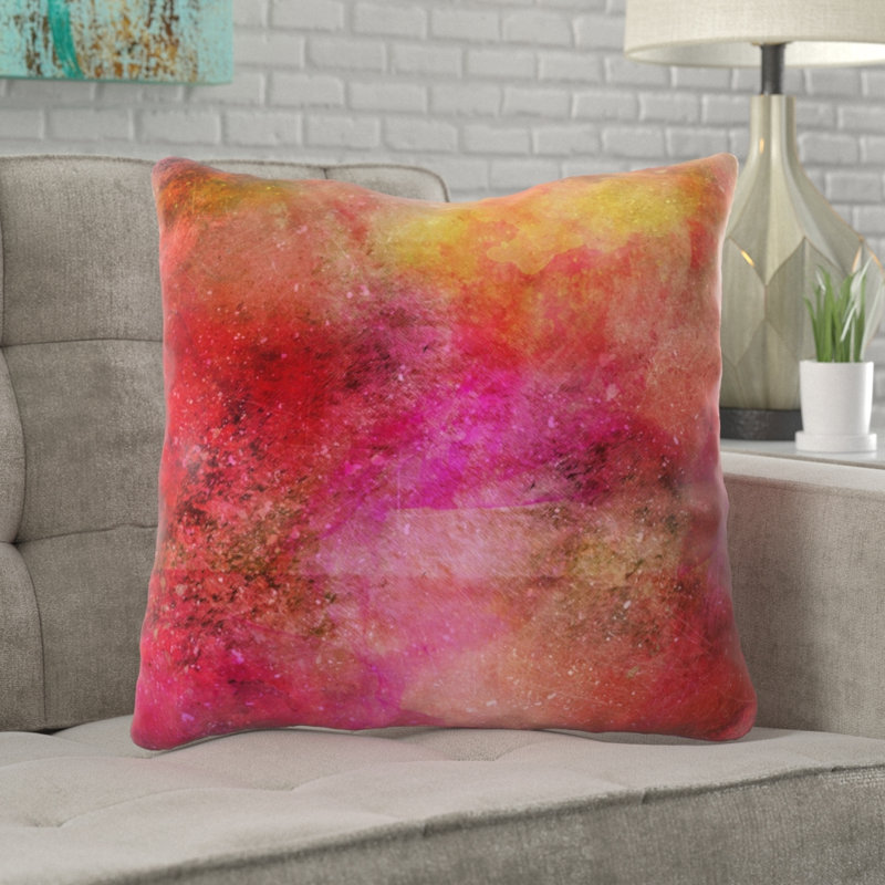 Dasheil Throw Pillow, Microsuede, Indoor