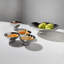 Striations Stainless Steel Fruit Bowl-768396340