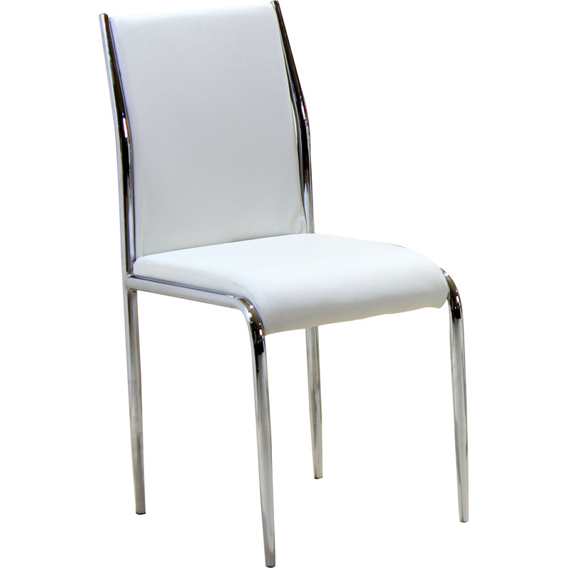 Upholstered Side Chair, Cream