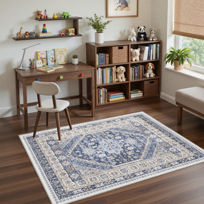 Area Rugs for Living Room,Non-Slip Washable Rugs, Stain Resistant Home Decor Rug