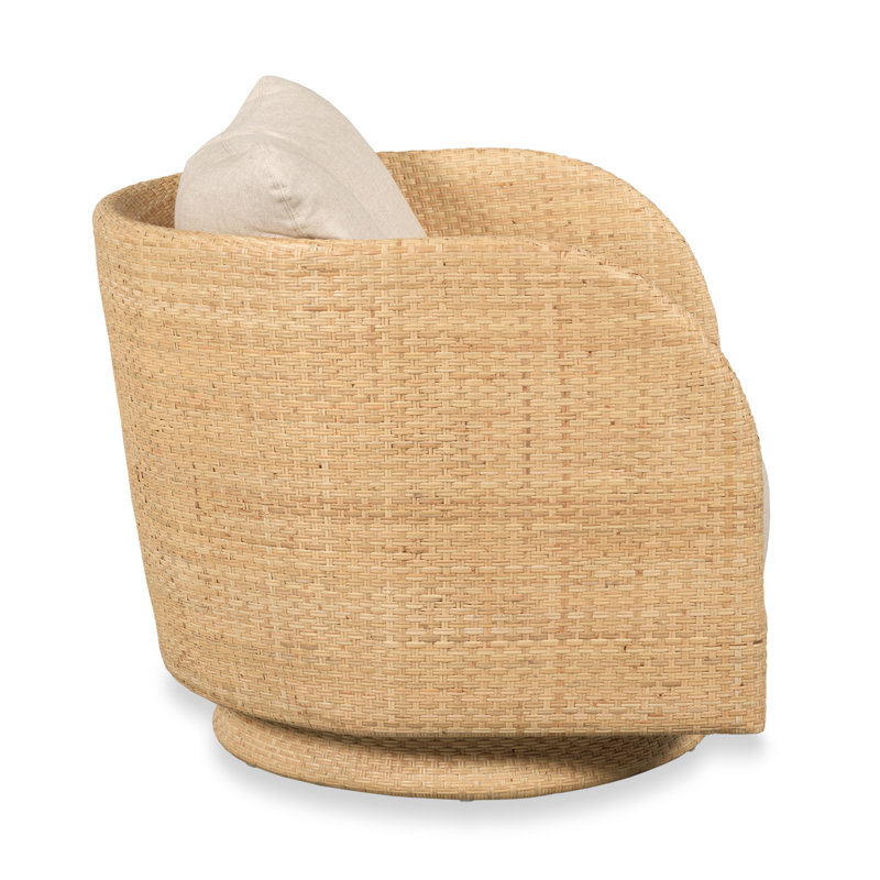Linen Swivel Chair