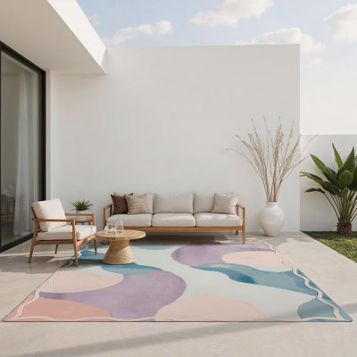 Tapis d'intérieur et d'extérieur Serenity Bloom