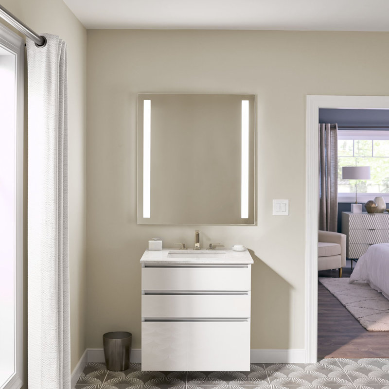 Miroir de salle de bain sans cadre, 40 po x 30 po