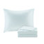 Couette Twin XL - Motif médaillon corail, microfibre, taie d'oreiller incluse, imprimé corail, douce, bordure brodée, drap plat