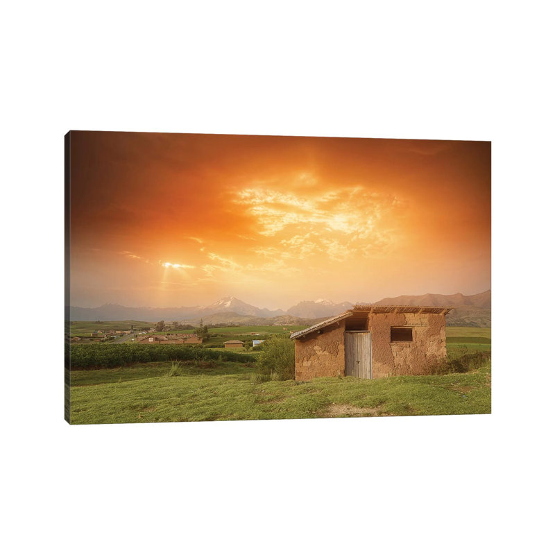 Orange Sky - Wrapped Canvas Print, 101.6 cm H x 66.04 cm W x 1.91 cm D