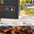 Flintex Gas & Wood Pellet Grill Smoker Combo with Griddle, 709 sq. in. Total Cooking Area, 3 Propane Burner 24,000 BTU, Digital Temp Control, Side Shelf, Rolling Cart