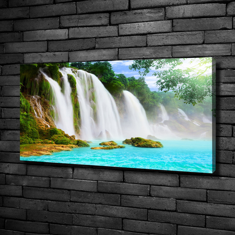 Waterfall - Wrapped Canvas Print