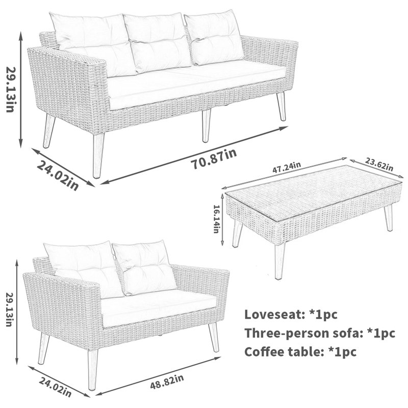 Chaise d'extérieur en rotin tissé Nickelle