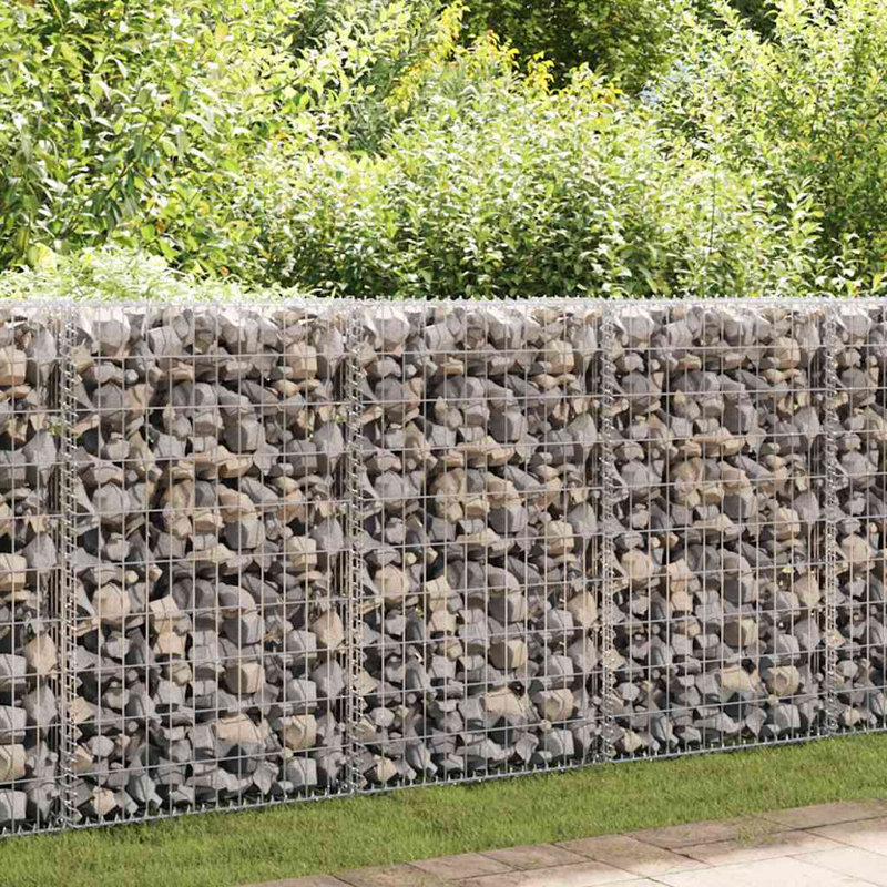 Mur de soutènement en acier galvanisé Gabion, H 11,8 po x l 78,7 po