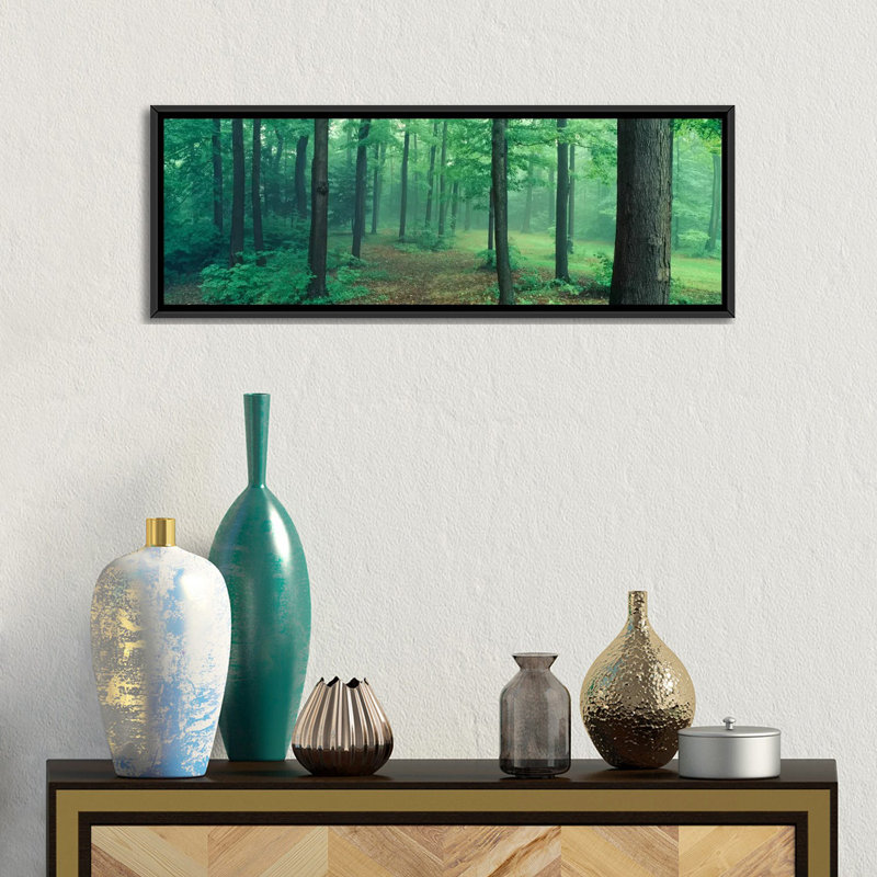 " Chestnut Ridge Park, Orchard Park, New York State, USA " by Panoramic Images, 12" H x 36" W x 1.5" D, Black Framed