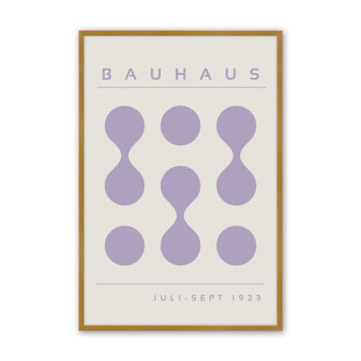 Mauve Bauhaus Flow I, impression