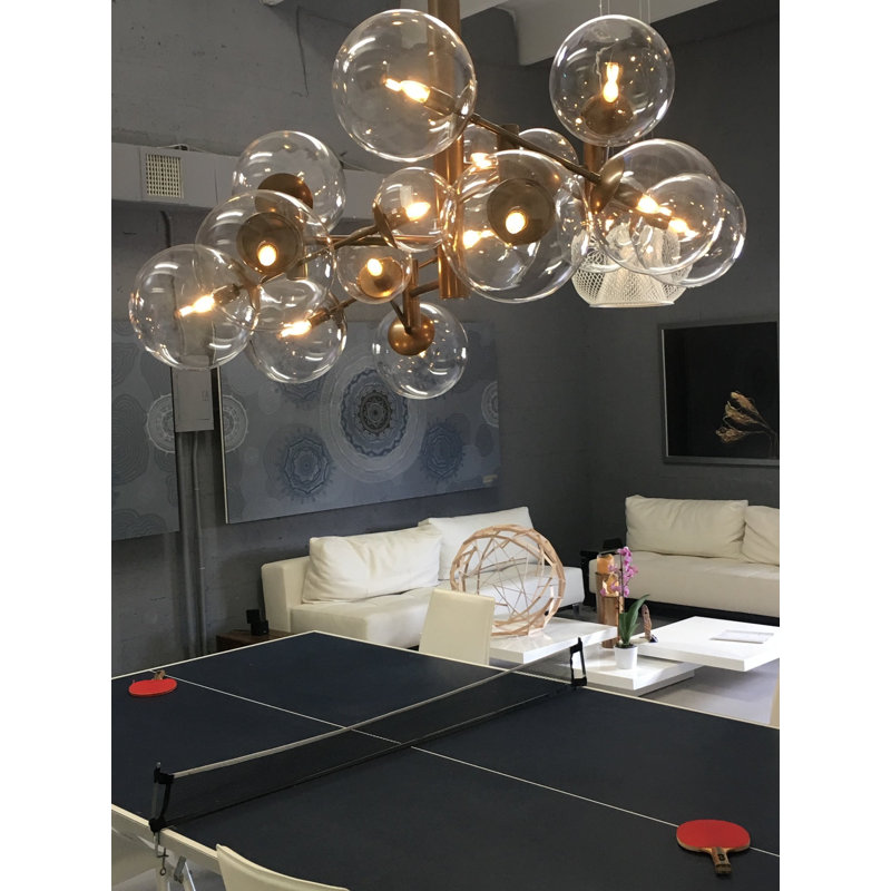 Global 16 - Light Chandelier, Bronze