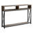 Afore Metal X Frame Console Table with Open Shelves-2001785284