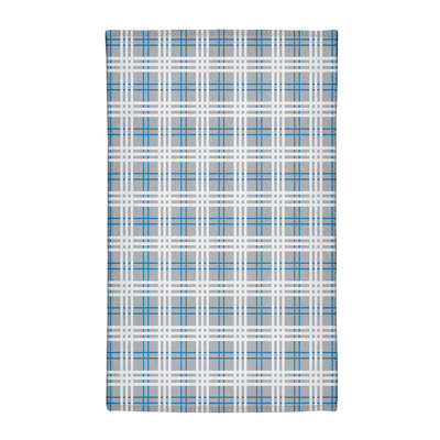 Tapis à carreaux gris