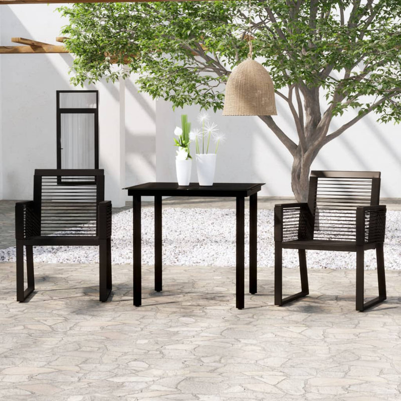 Hutzler 2 - Person Patio Dining Set with Rectangular Table