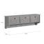 Lakeshore Wall 5 - Hook Wall Mounted Coat Rack-1202868190