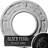 Endurathane Daniela Ceiling Medallion, 8"OD x 3 7/8"ID x 1/2"P (Fits Canopies up to 3 7/8"), Hand-Painted Black Pearl Finish-27779608