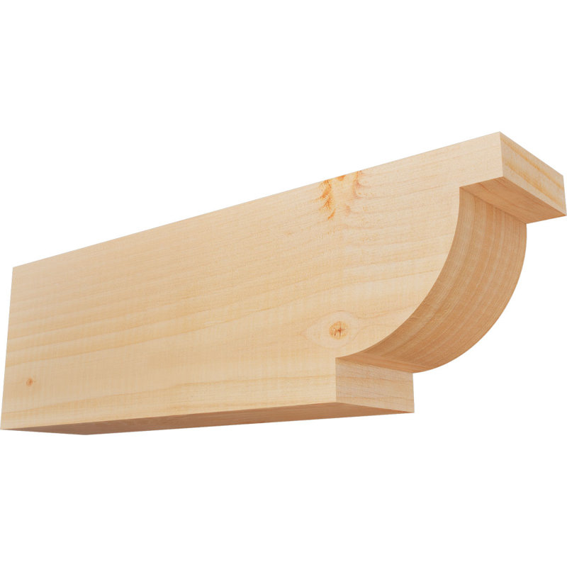 Queue Alpine, Sapin de Douglas, H 6 po x l 18 po x P 3,5 po