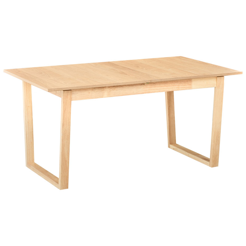 Extending Dining Table Light Ash Wood 160/200 cm 95 cm