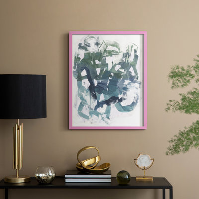 Obstruction II Framed Print - Solid Wood