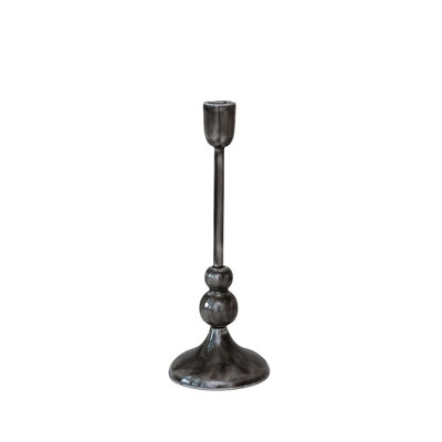 Enameled Aluminum Candlestick Holder