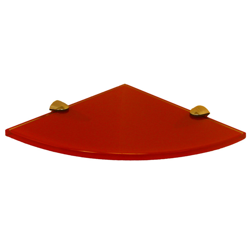 Tablette flottante en verre Ceallach, Vin rouge, H 0,38 po x l 10 po x P 10 po