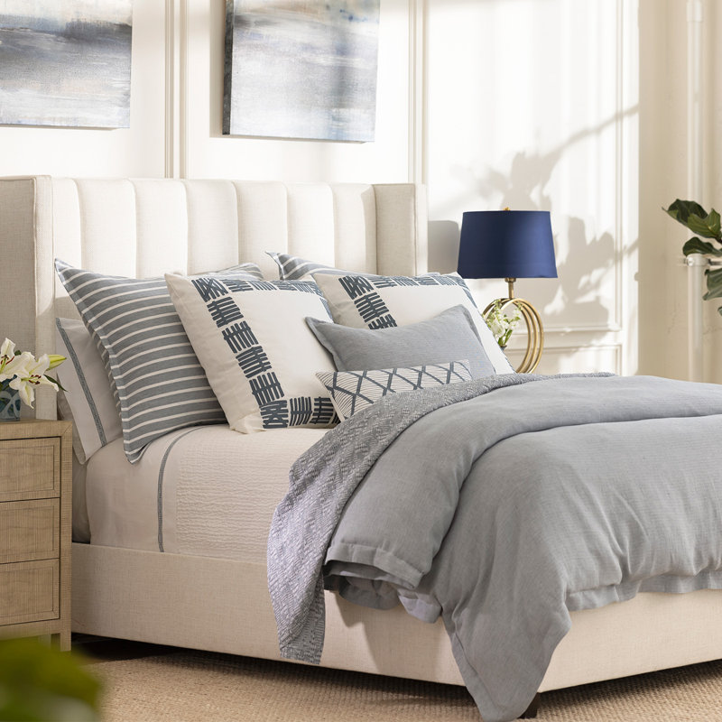 Andre Linen Square Pillow Cover & Insert