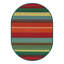 Tapis intérieur / extérieur à rayures Meliton - rouge / vert / bleu / orange-897101478