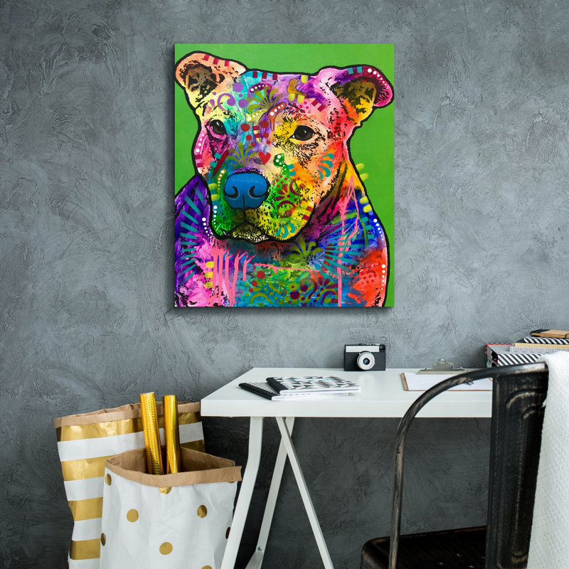 «Blue Nose Pitbull» par Dean Russo, H 24 po x l 20 po