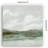 16x16 Canvas Wall Art Featuring Green Hills, Blue Water and White Sky with Hand-Painted Accents - Gallery Wrap - Landscape Wall Art-410317500